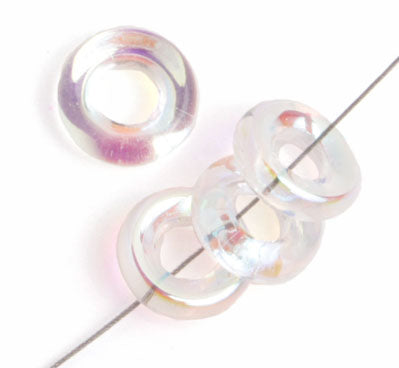 Glass Rings 9mm Transparent 