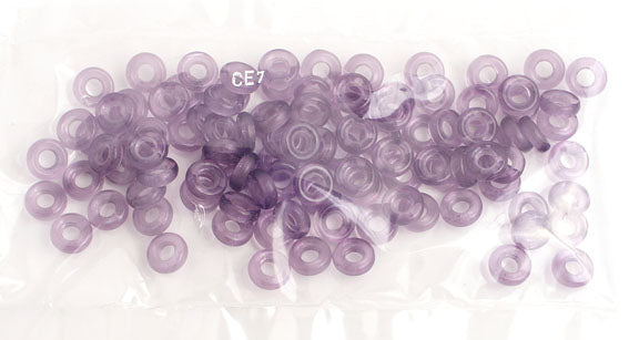 Glass Rings 9mm Transparent 