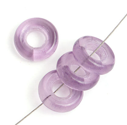 Glass Rings 9mm Transparent 