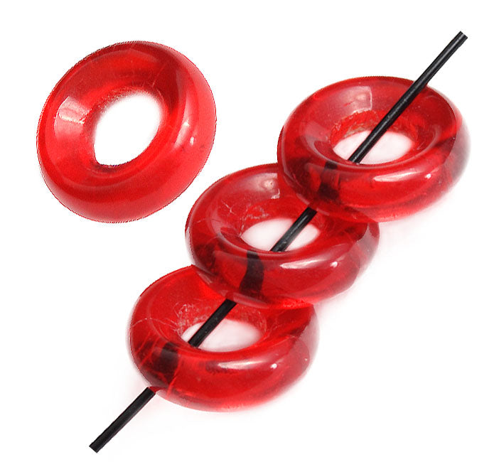 Glass Rings 9mm Transparent 