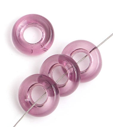 Glass Rings 9mm Transparent 