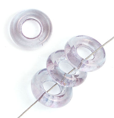 Glass Rings 9mm Transparent 