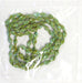 Glass Bead 13x8mm Twisted Flat Oval Blue/Green Marble Strung