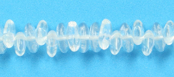 Glass Bead 3x8mm Half Moon Strung