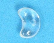 Glass Bead 3x8mm Half Moon Strung