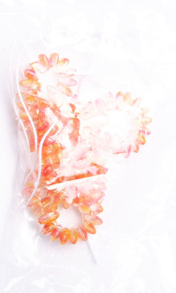 Glass Bead 3x8mm Half Moon Strung