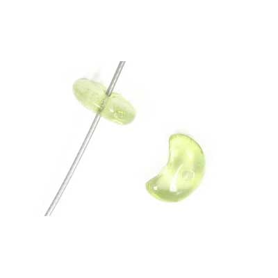 Glass Bead 3x8mm Half Moon Strung