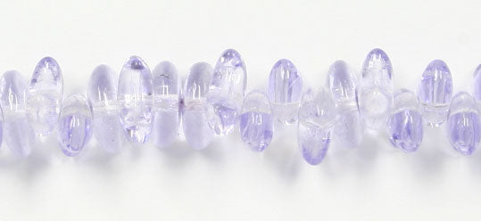 Glass Bead 3x8mm Half Moon Strung