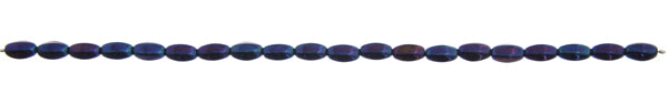 Glass Bead 9x6mm Oval Strung