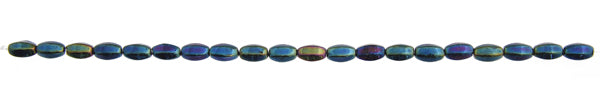 Glass Bead 9x6mm Oval Strung