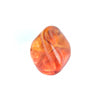 Glass Bead Fancy 15x16mm Strung Orange/Yellow/Pink