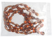 Coffee Bean 11x8mm Topaz Bronze Half Coat