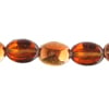 Coffee Bean 11x8mm Topaz Bronze Half Coat