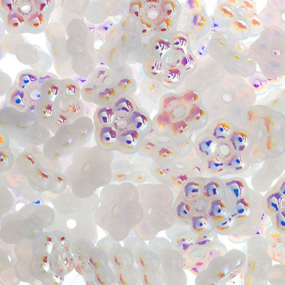 Forget-Me-Not Flower Beads 5mm Opaque