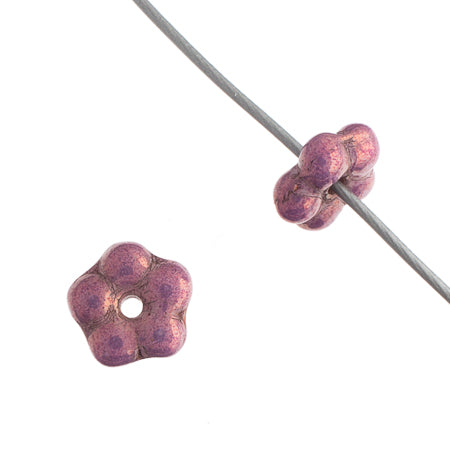 Forget-Me-Not Flower Beads 5mm Opaque