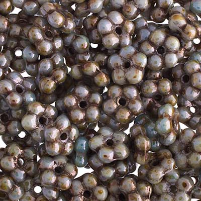 Forget-Me-Not Flower Beads 5mm Opaque