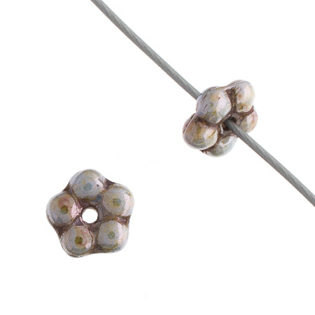 Forget-Me-Not Flower Beads 5mm Opaque