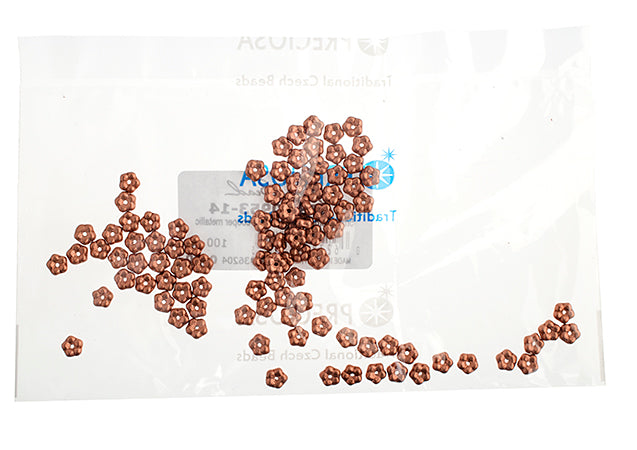 Forget-Me-Not Flower Beads 5mm Opaque