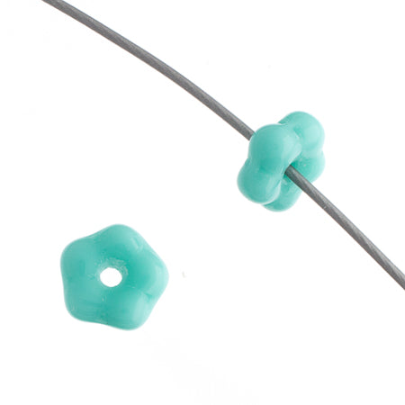 Forget-Me-Not Flower Beads 5mm Opaque