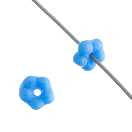 Forget-Me-Not Flower Beads 5mm Opaque