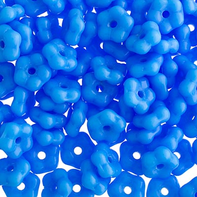 Forget-Me-Not Flower Beads 5mm Opaque