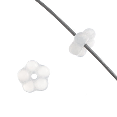 Forget-Me-Not Flower Beads 5mm Transparent