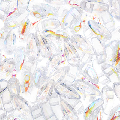 Preciosa Chilli Beads 4x11mm Transparent