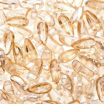 Preciosa Chilli Beads 4x11mm Transparent