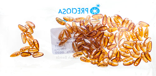 Preciosa Chilli Beads 4x11mm Transparent 