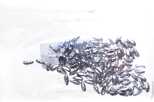 Preciosa Chilli Beads 4x11mm Transparent 