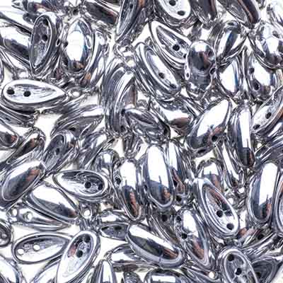 Preciosa Chilli Beads 4x11mm Transparent