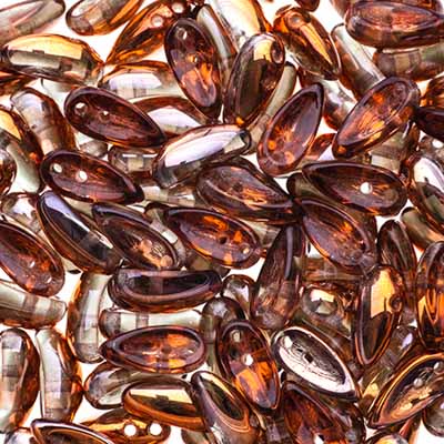 Preciosa Chilli Beads 4x11mm Transparent