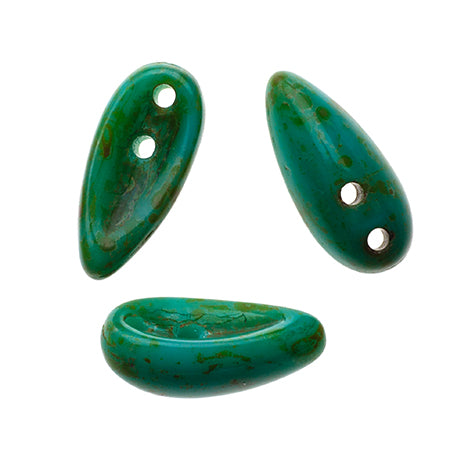 Preciosa Chilli Beads 4x11mm Opaque Travertine