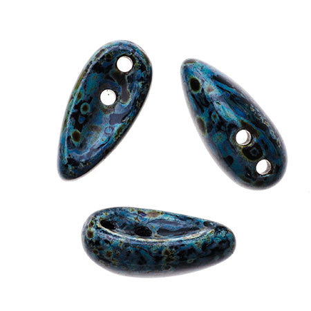 Preciosa Chilli Beads 4x11mm Opaque Travertine