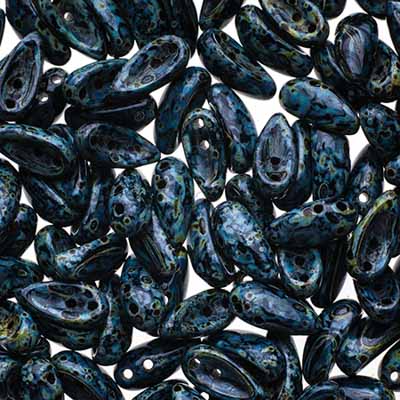 Preciosa Chilli Beads 4x11mm Opaque Travertine