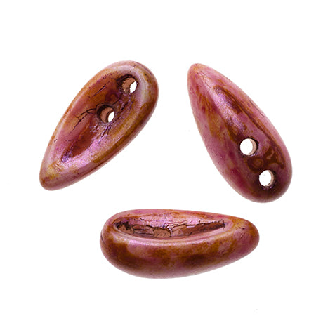 Preciosa Chilli Beads 4x11mm Opaque Travertine
