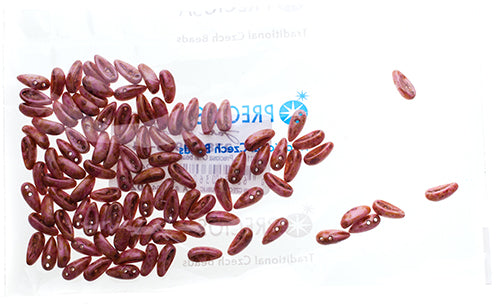 Preciosa Chilli Beads 4x11mm Opaque Travertine