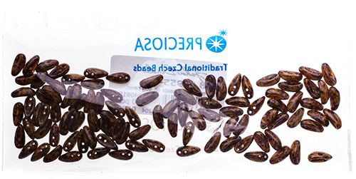 Preciosa Chilli Beads 4x11mm Opaque Travertine