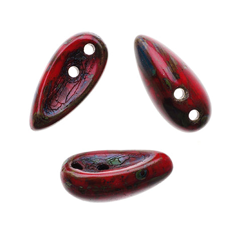 Preciosa Chilli Beads 4x11mm Opaque Travertine