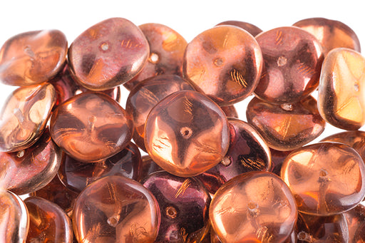 Czech Preciosa Ripple Beads Transparent