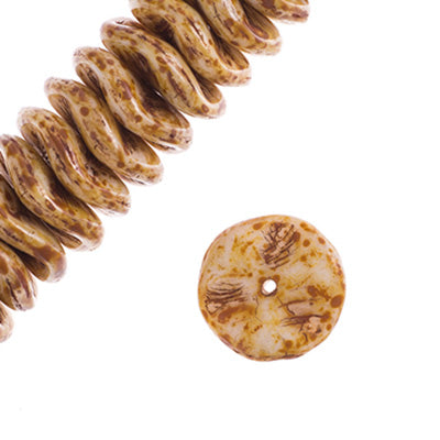 Czech Preciosa Ripple Beads Opaque