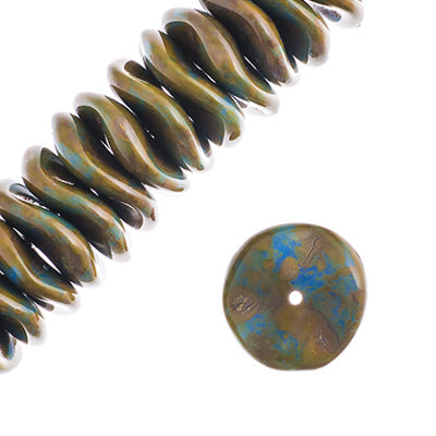 Czech Preciosa Ripple Beads Opaque