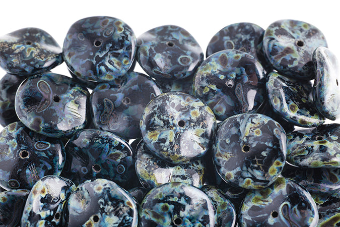 Czech Preciosa Ripple Beads Opaque