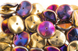 Czech Preciosa Ripple Beads Opaque California Metallic