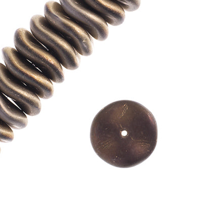 Czech Preciosa Ripple Beads Opaque California Metallic Matte