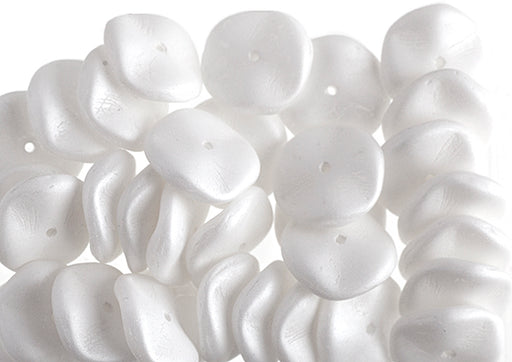 Czech Preciosa Ripple Beads Opaque Silk Matte