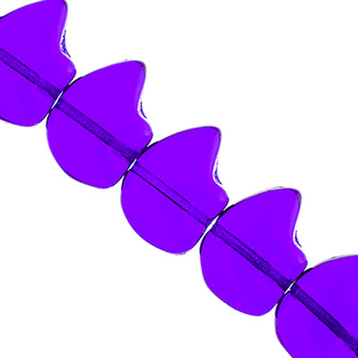 Glass Beads Flat Bear Shape