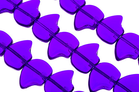 Glass Beads Flat Bear Shape