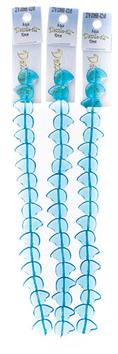 Glass Beads Flat Bear Shape