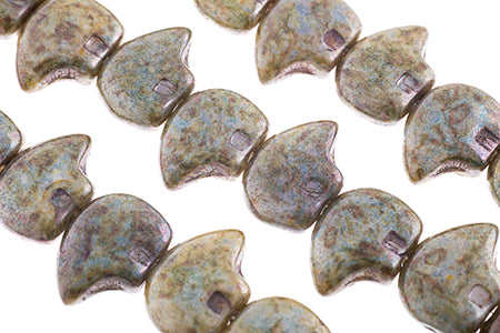 Glass Beads Flat Bear Shape